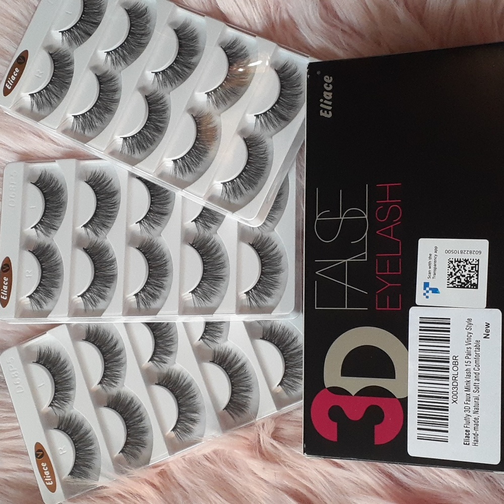 New Listing!! Brand New ELIACE 3D FAUX MINK Eyelashes-15 PR.